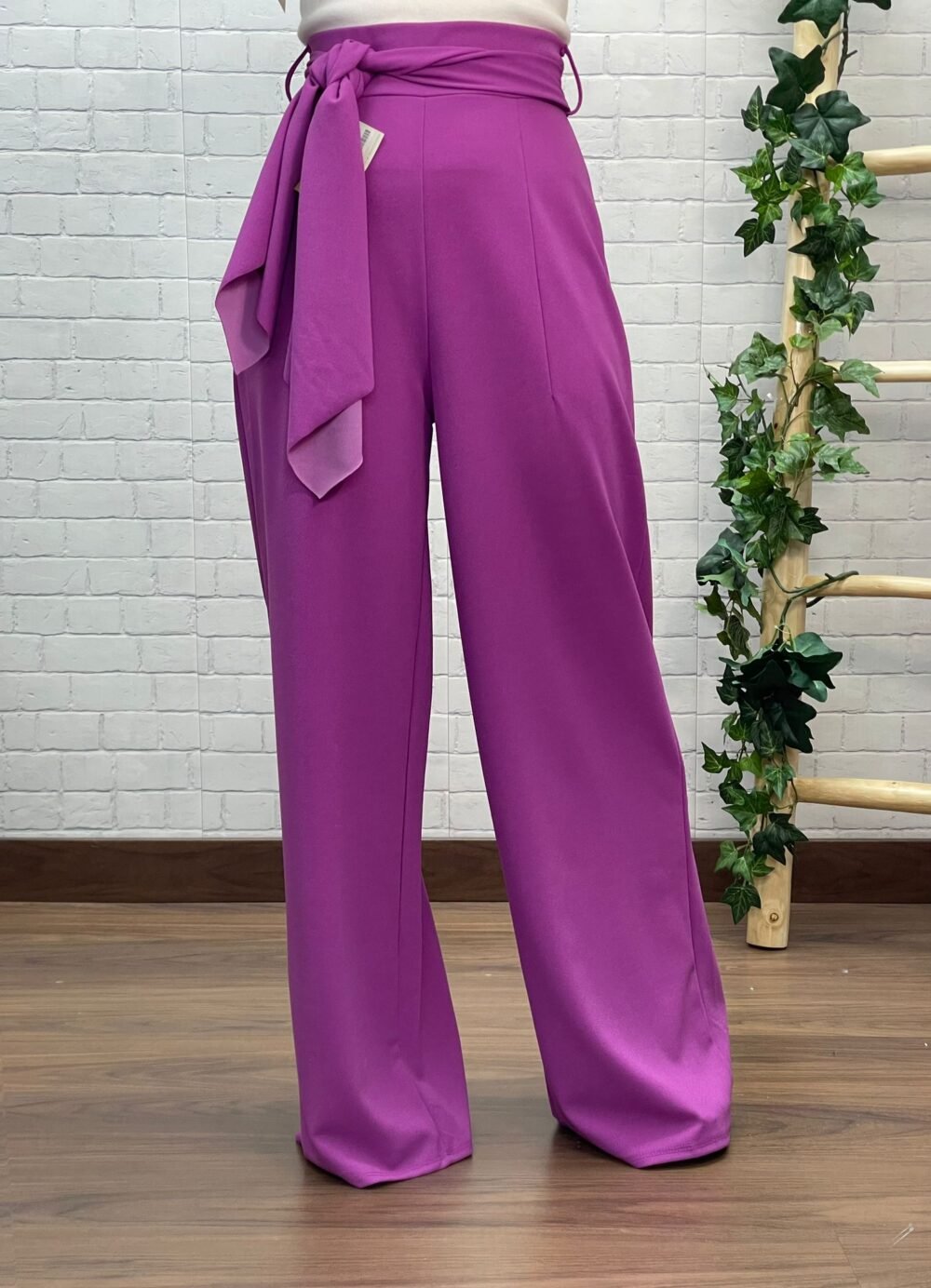 Pantalón Jali buganvilla T-S/XL Tipo Palazzo