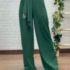 Pantalón Jali verde T-S/XL Tipo Palazzo