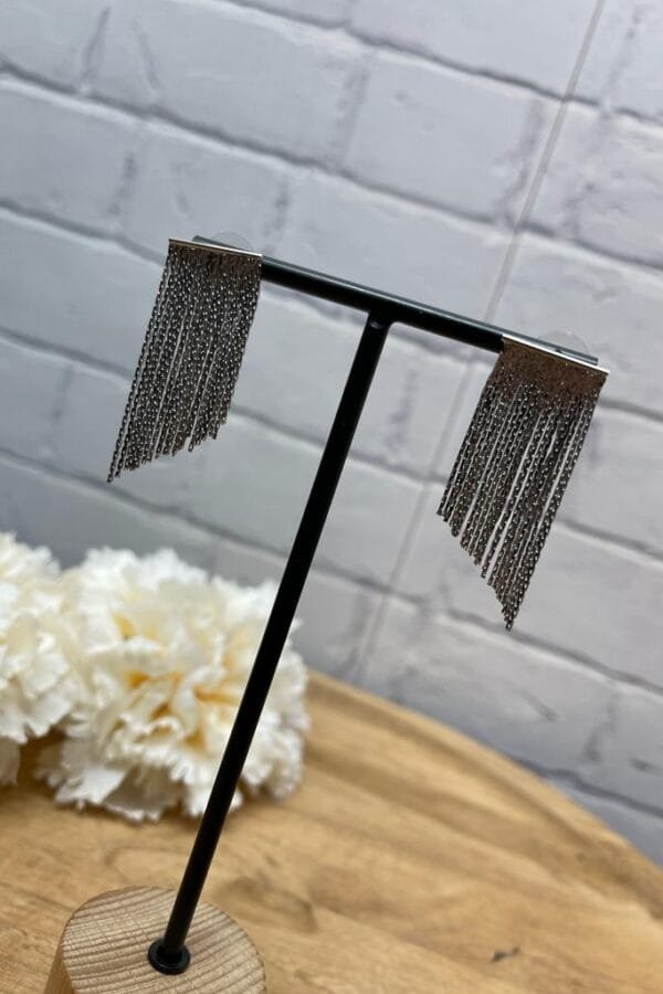 Pendiente Vela plata