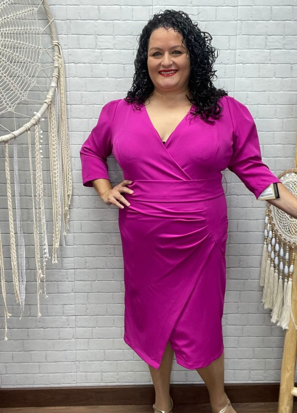 Vestido Espe Midi T-52/54 Curvy - Imagen 3