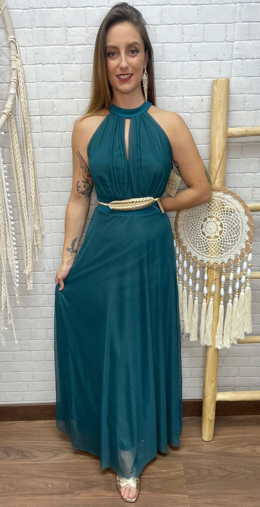 Vestido Leticia Cuello Halter T-36/42 - Imagen 8