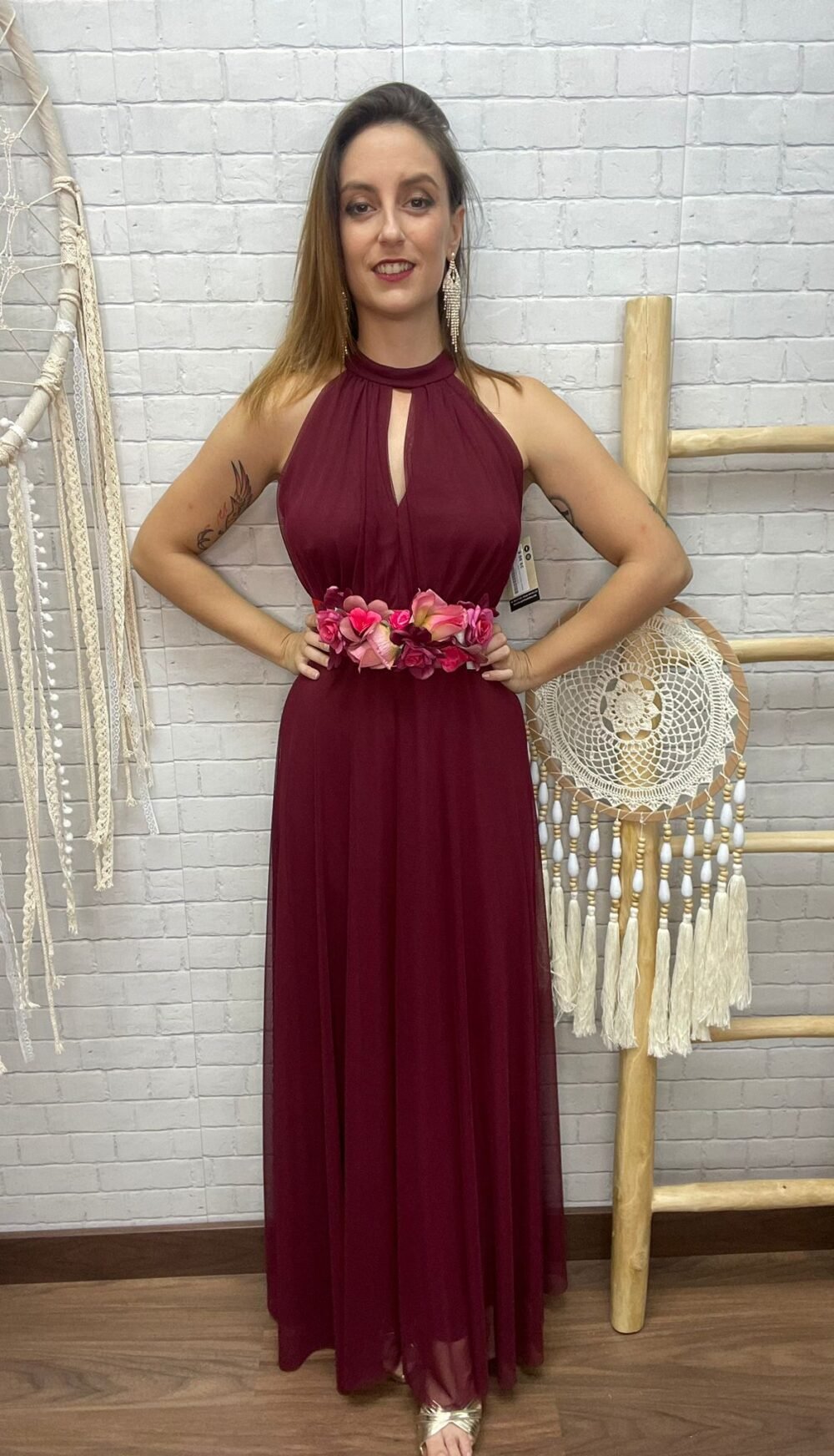 Vestido Leticia Cuello Halter T-36/42 - Imagen 2