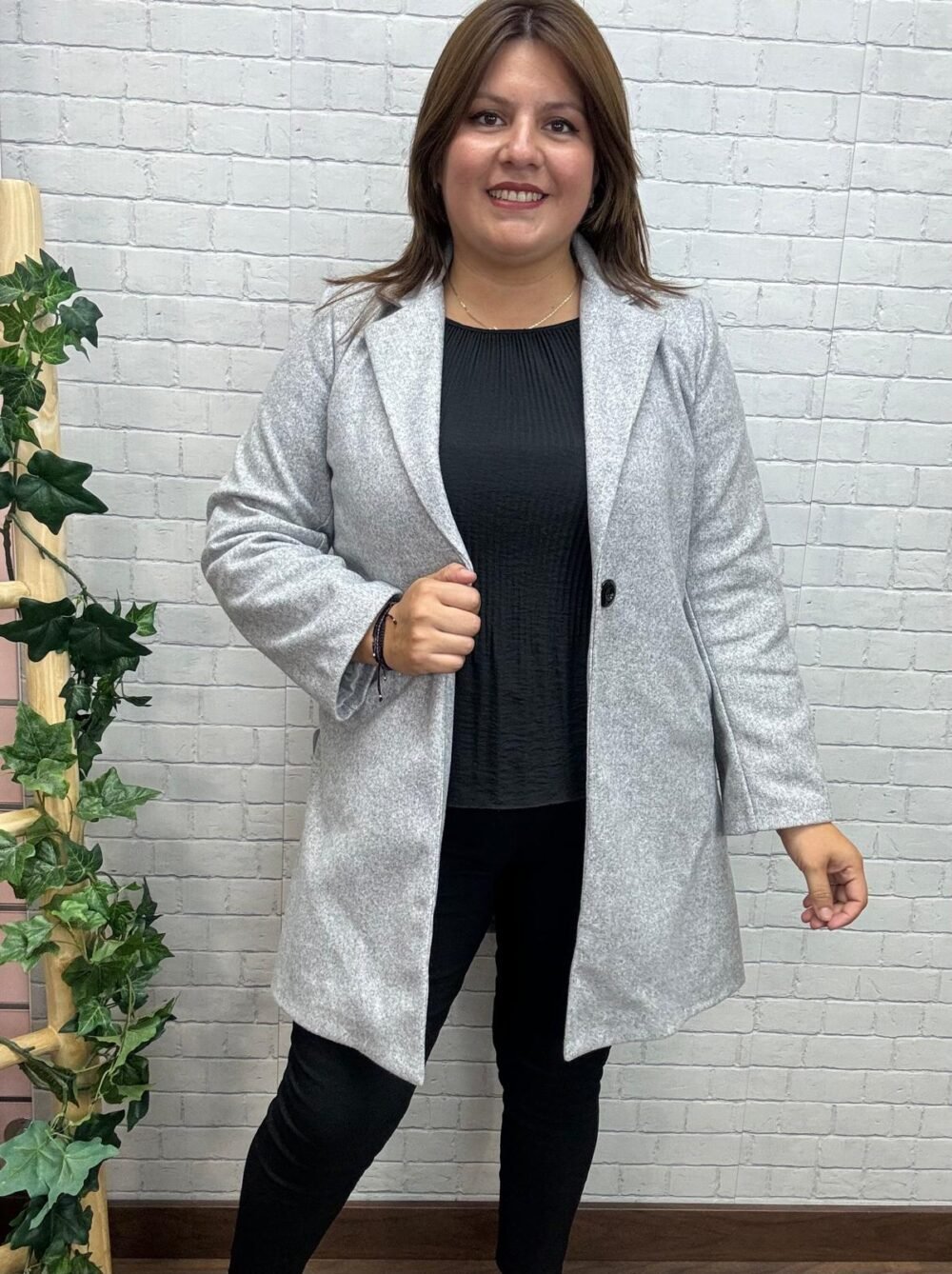 Abrigo Almu T-S/2XL De Pañete