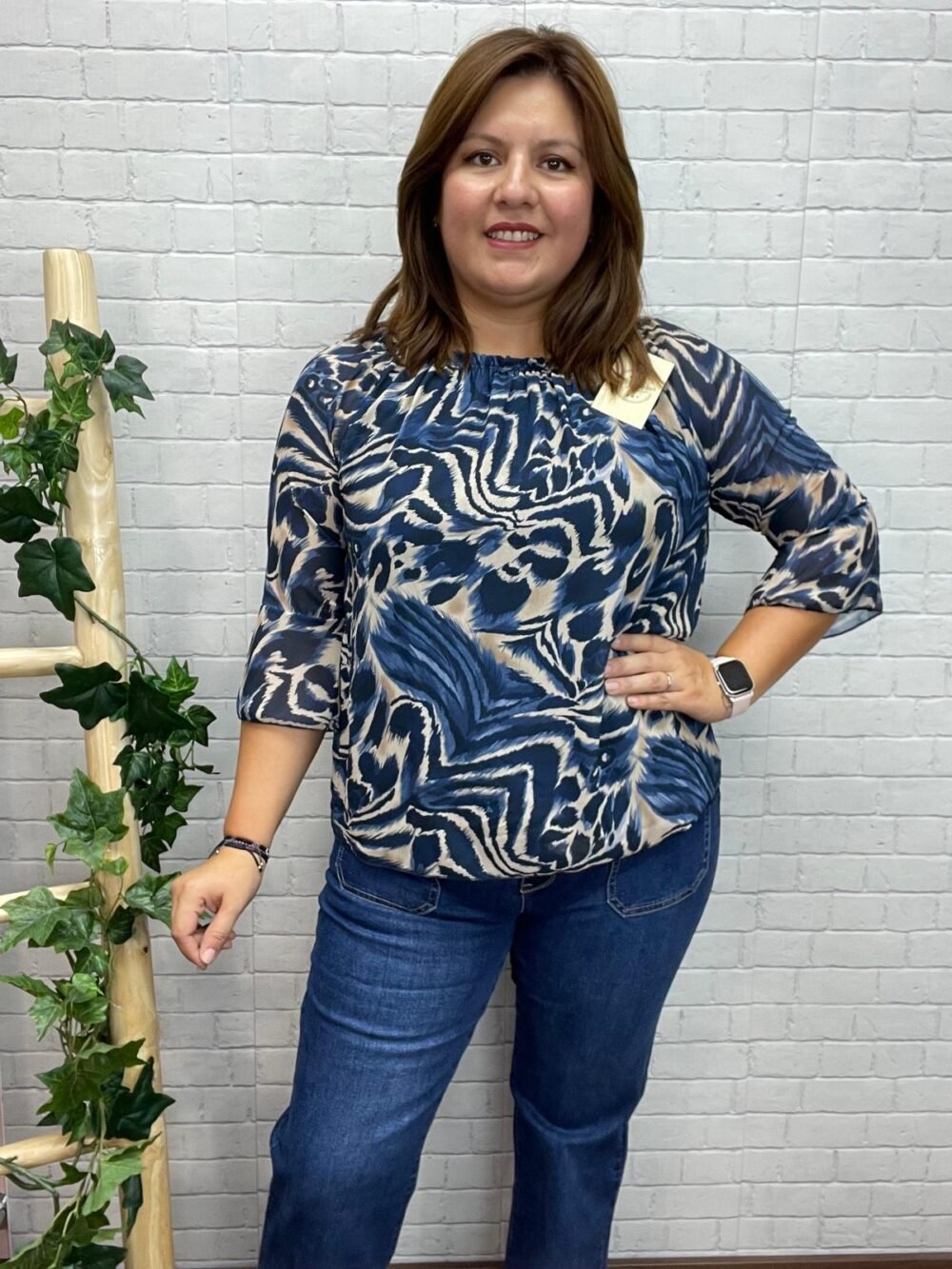 Blusa Susi T-36/44 Estampada