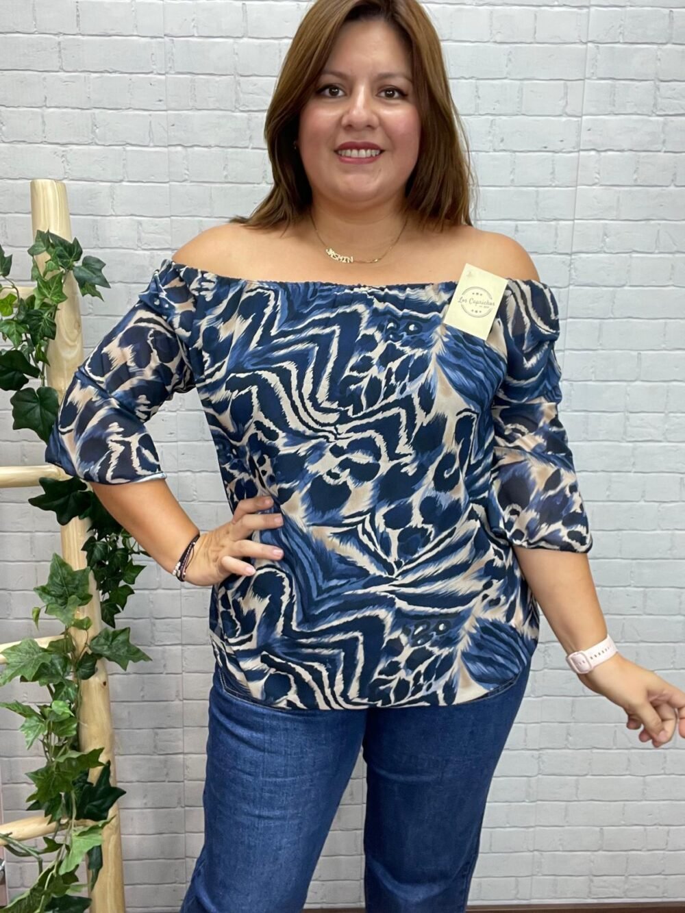Blusa Susi T-36/44 Estampada