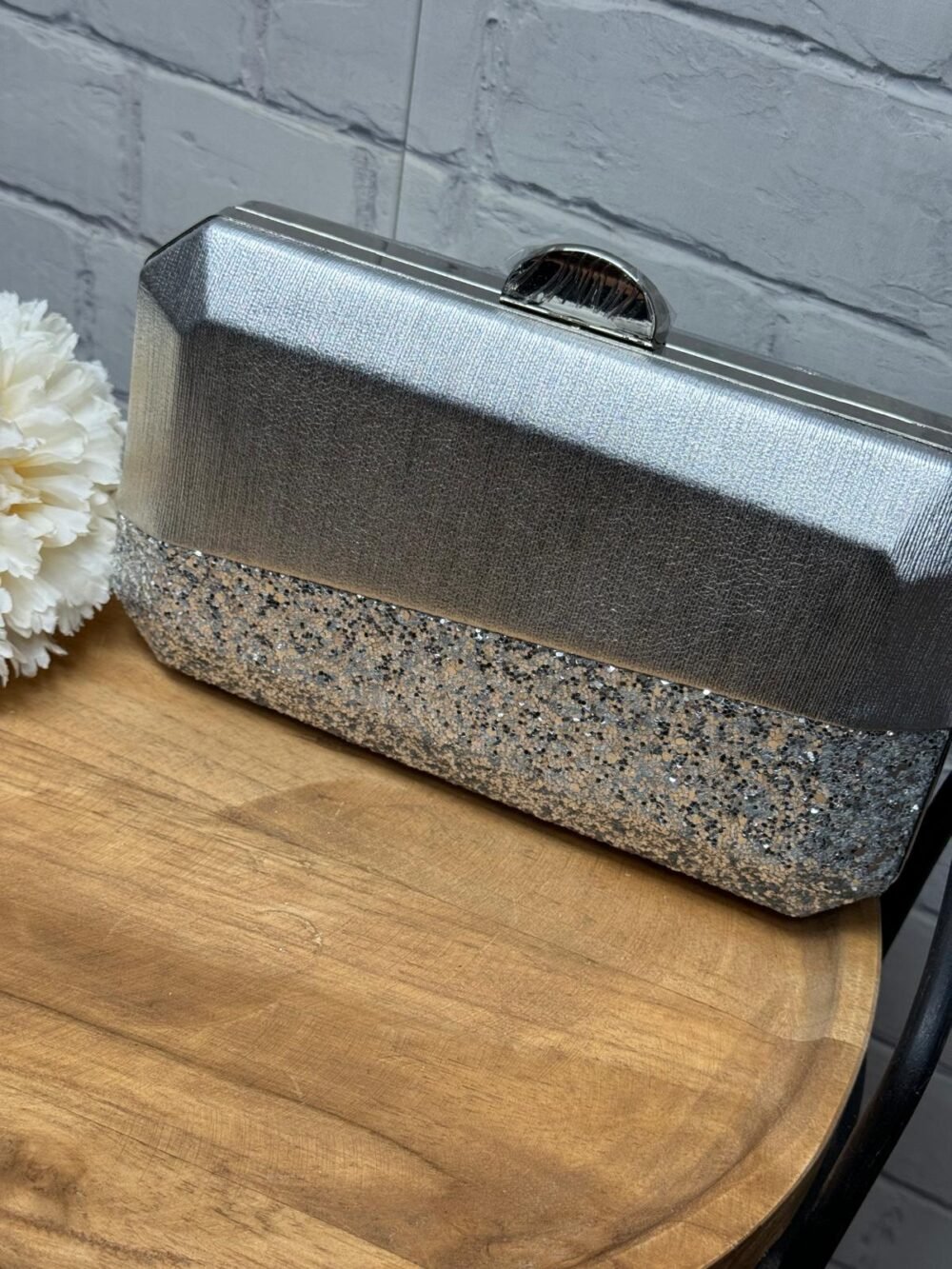 Bolso fiesta M0225 Con Purpurina