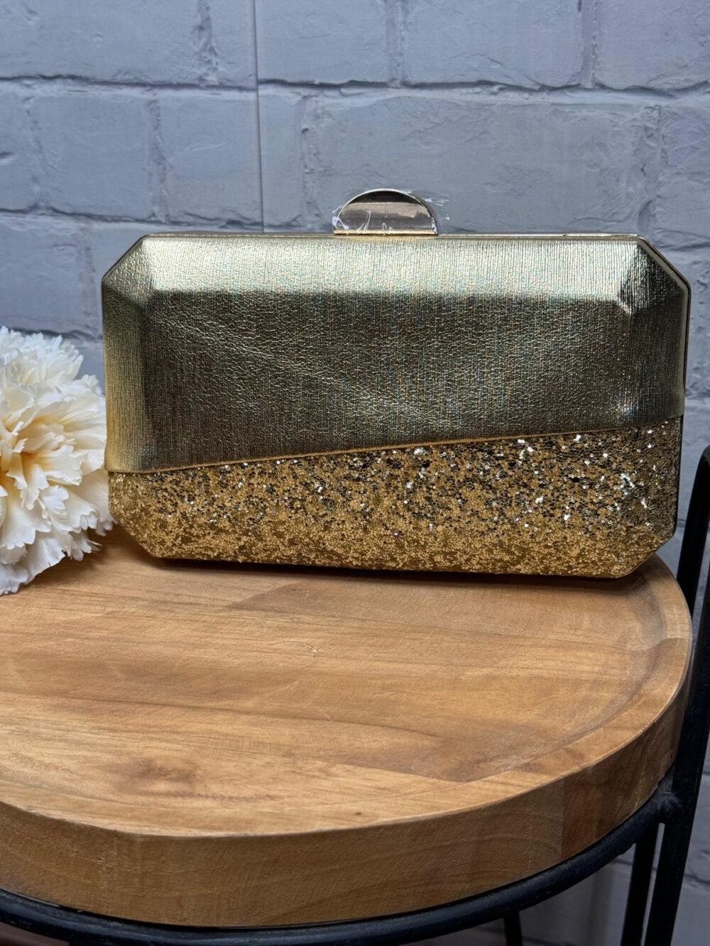 Bolso fiesta M0225 Con Purpurina
