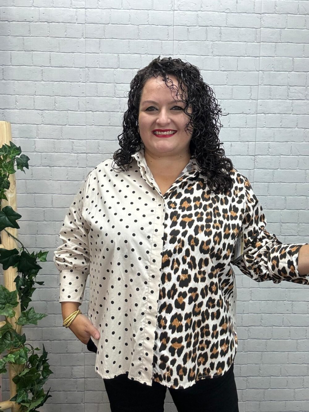 Camisa Hadria T-44/52 Doble Estampado