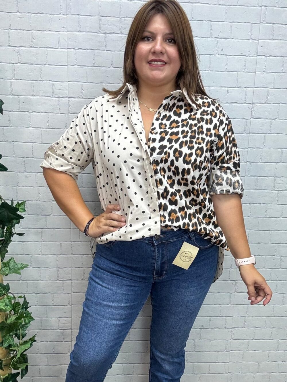 Camisa Hadria T-44/52 Doble Estampado
