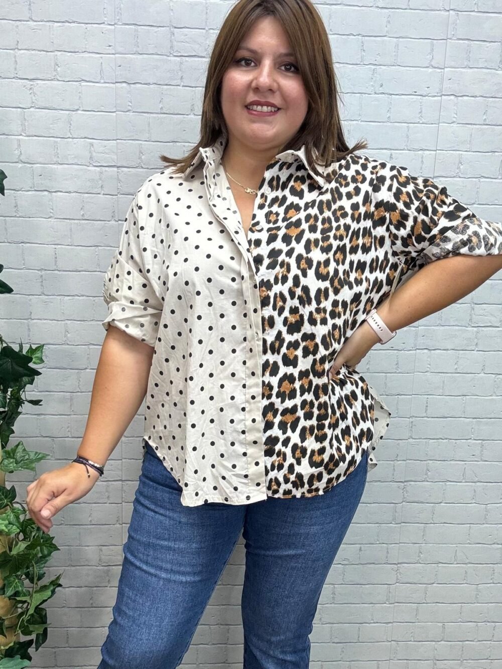 Camisa Hadria T-44/52 Doble Estampado