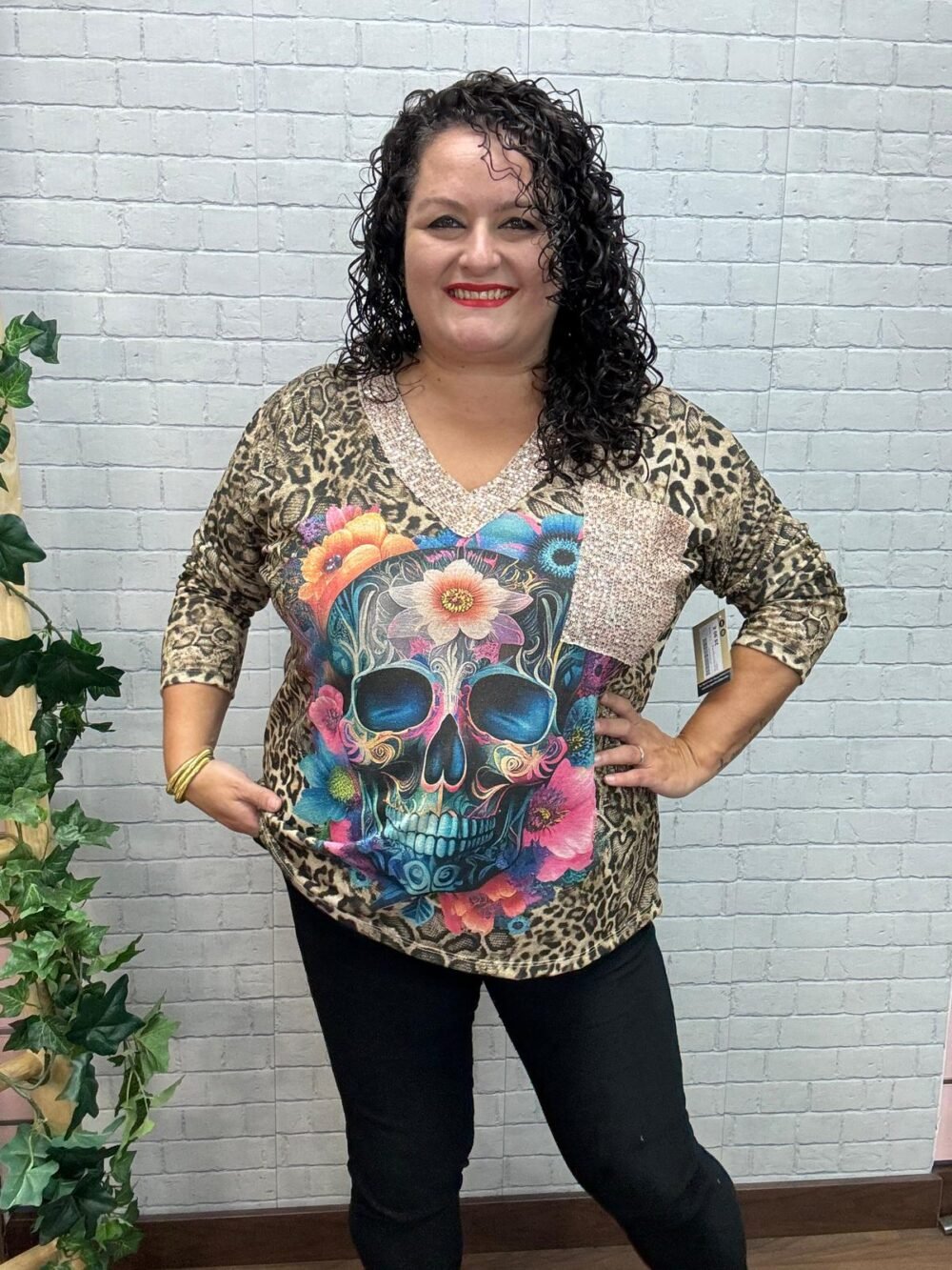 Jersey Davinia T-44/52 Con Lentejuelas