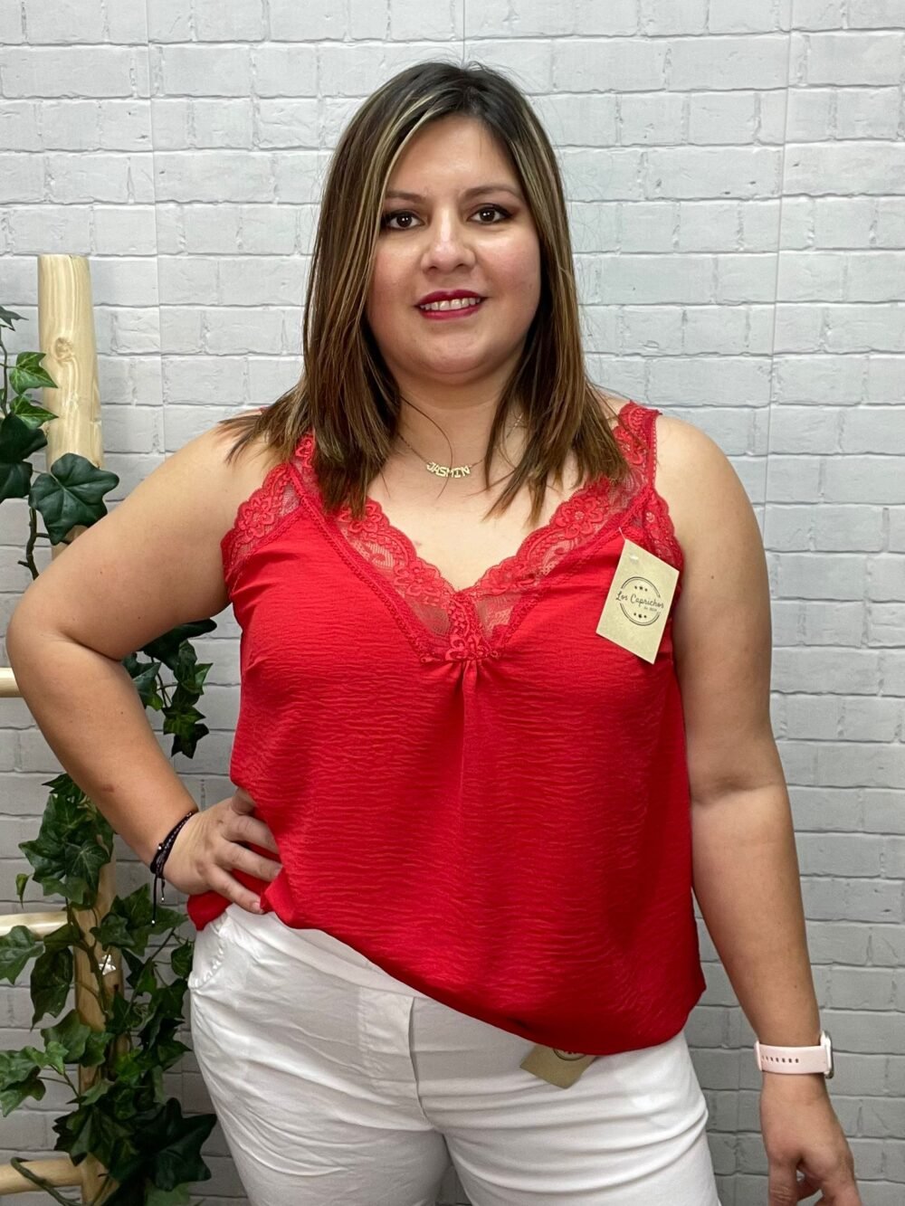 Lencera Curvy Madison t-46/52 tirante ancho de encaje