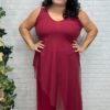 Mono tul granate Trendy T-M/3XL Asimétrico