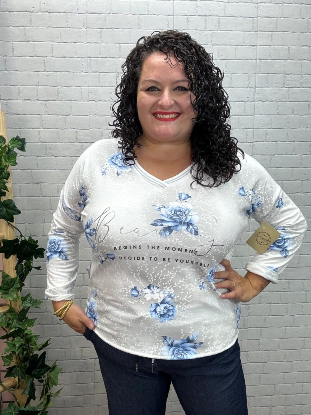 Sudadera Jeanette T-36/50 Estampado Floral