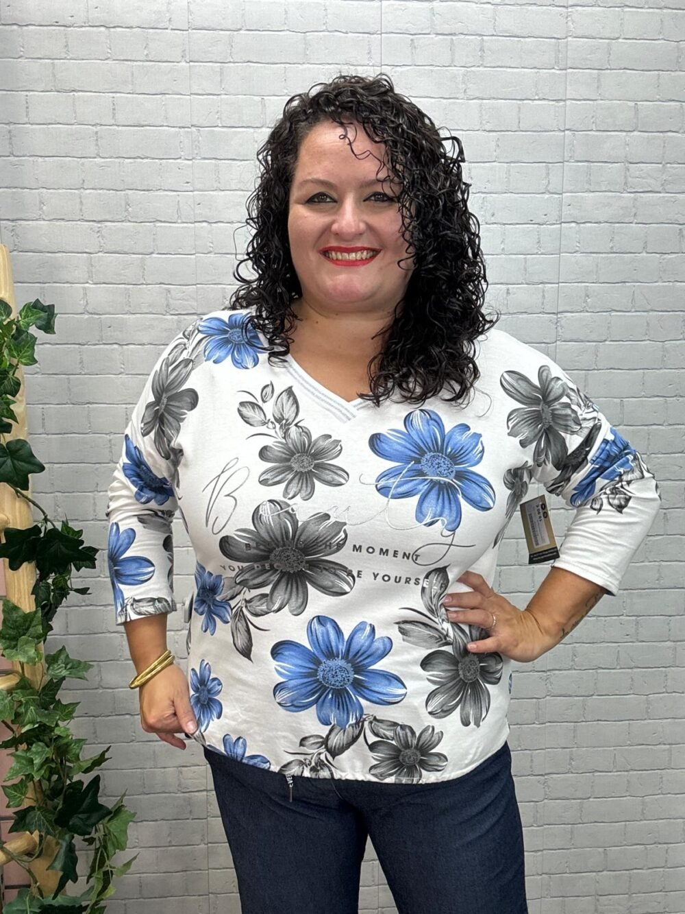 Sudadera Leonora T-36/50 Estampado Floral