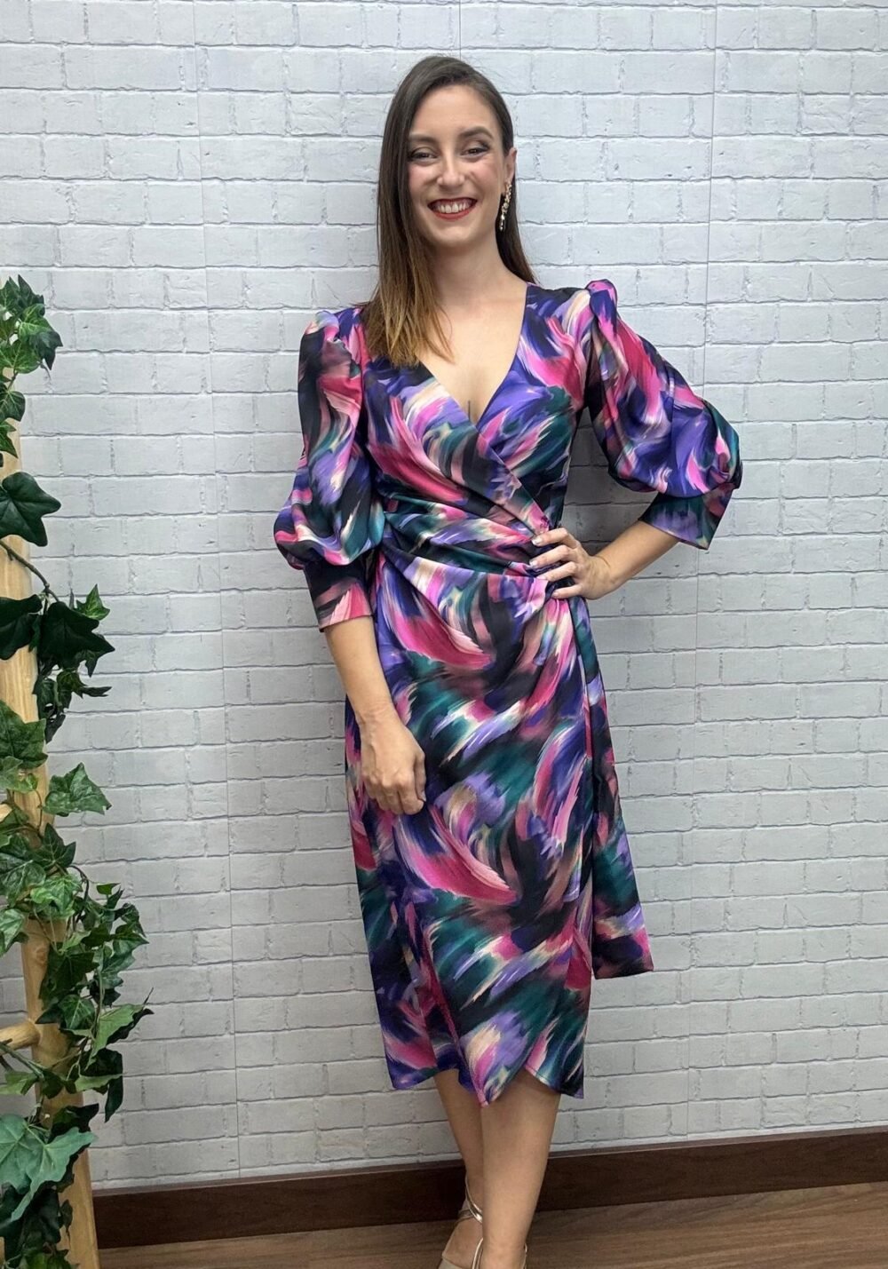 Vestido Bata T-S/XL Estampado