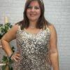 Blusa Nora T-44/54 Con Lentejuelas