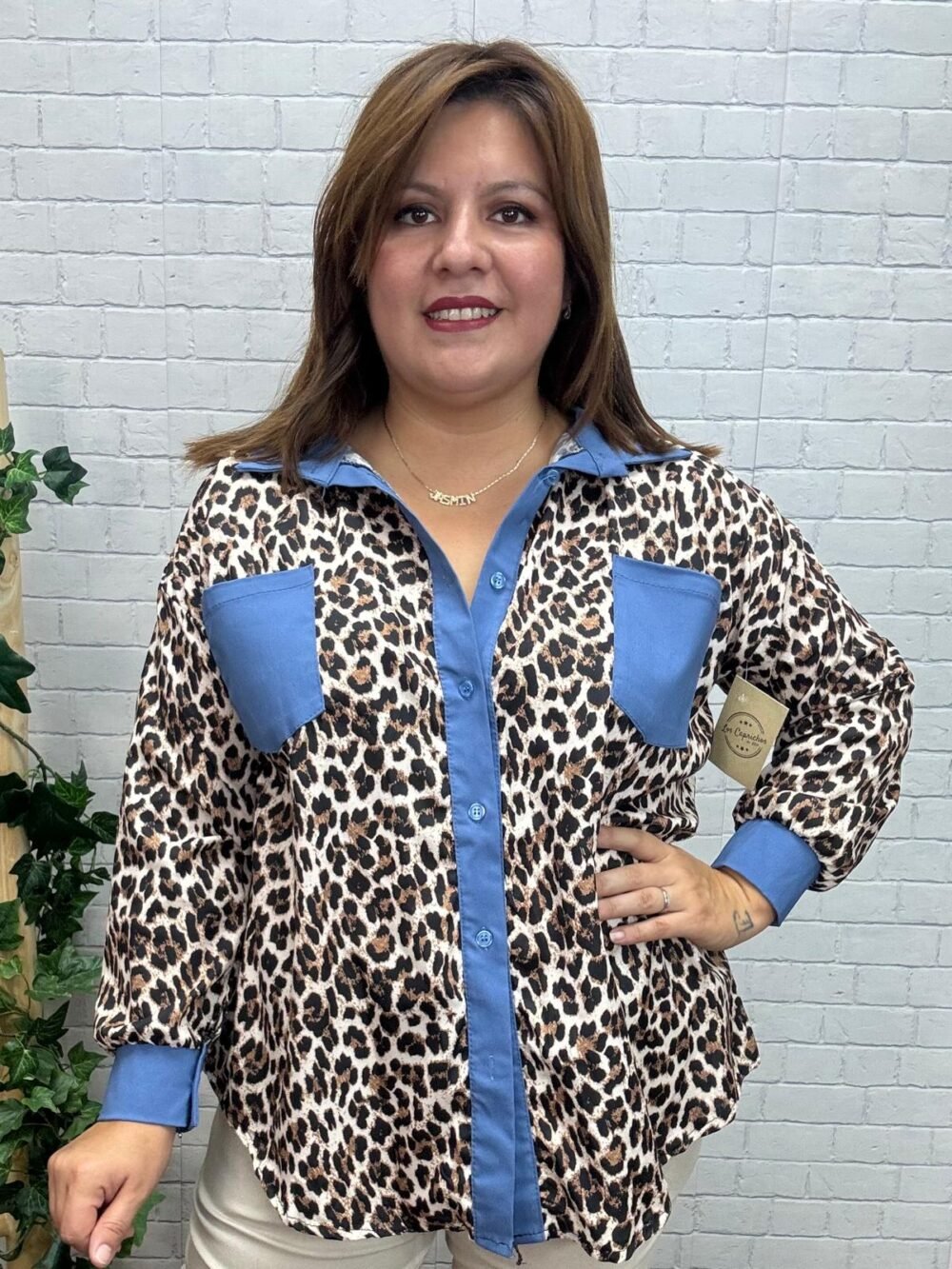 Camisa Fiorella T-46/50 Animal Print