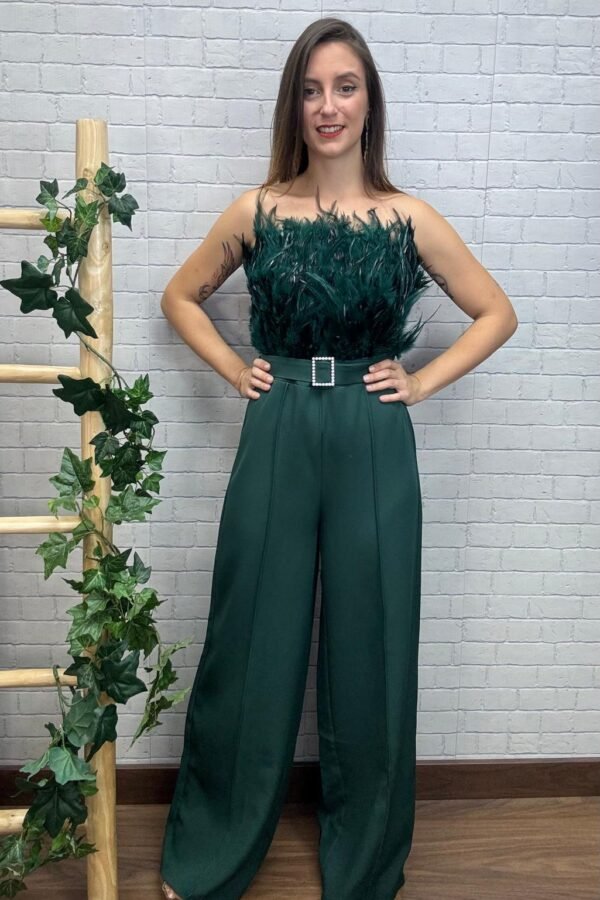 Mono Jade T-S/L Con Plumas
