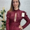 Vestido Zurema T-34/38 De Lentejuelas