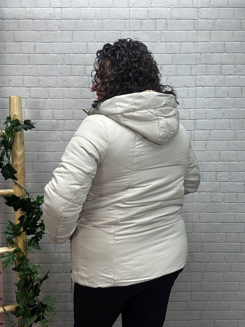 Chaqueta Belen beige T-44/54 Acolchada