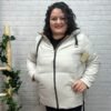 Chaqueta Belen beige T-44/54 Acolchada