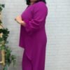Conjunto Ximena T-48/52 Con Plumas