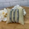 Pulsera acero triple plata par00265