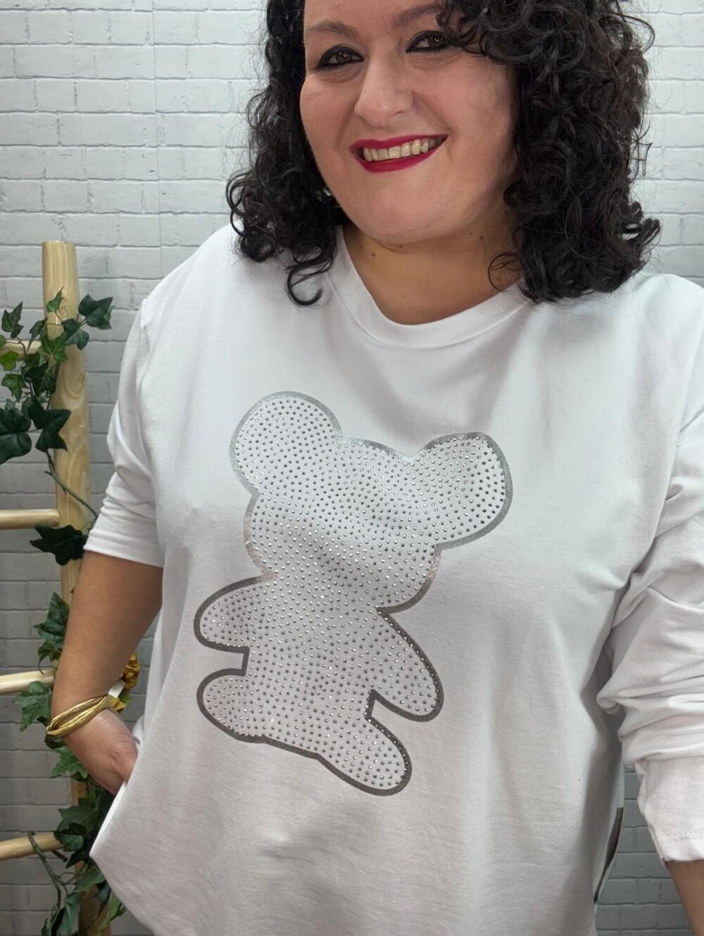 Sudadera Omayra T-44/52 Con Strass