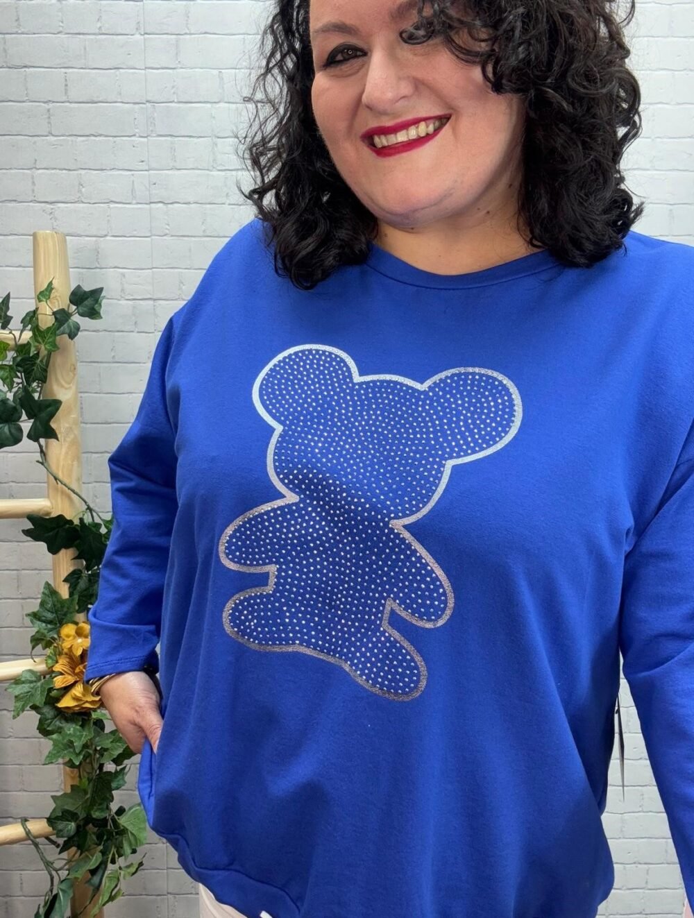 Sudadera Omayra T-44/52 Con Strass