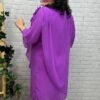 Vestido Elois morado T-46/56 Capeado