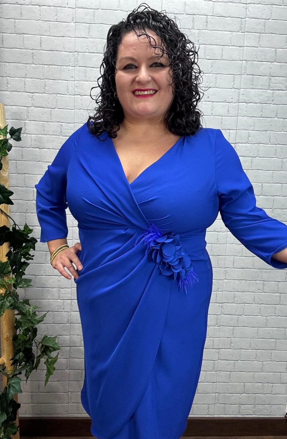 Vestido Triana klein T-44/52 Drapeado