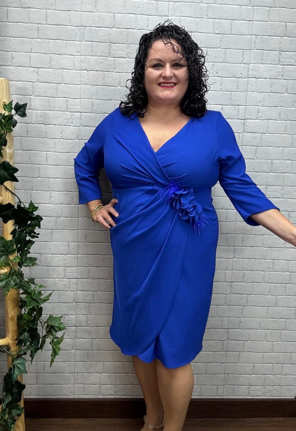 Vestido Triana klein T-44/52 Drapeado