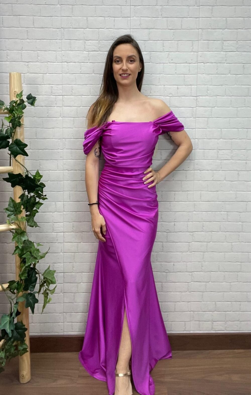 Vestido Xena T-34/40 Satinado