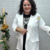 Blazer Gala Boton Perla T.42/50 Curvy