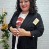 Blazer Gala Boton Perla T.42/50 Curvy