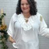 Blusa Lara T-46/52 Con Volantes