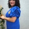 Blusa Lucia T-46/52 Manga Abullonada