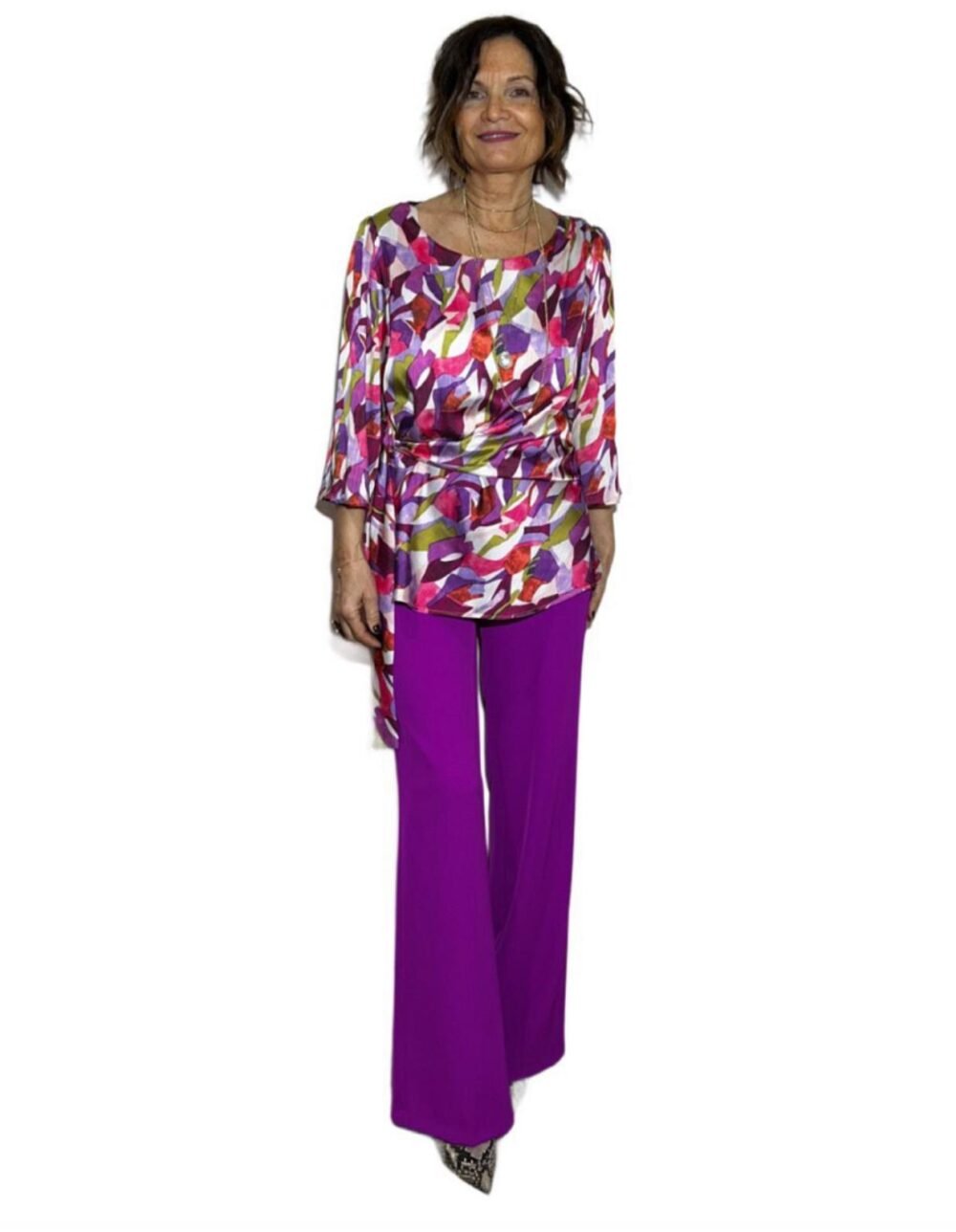 Blusa Narel buganvilla T-42/54 Satinada