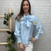 Blusa Tiberia T-36/44 Con Lazo
