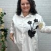 Camisa Agara T-46/52 Con Flores