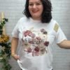 Camiseta Flores T-44/52 Con Dibujo