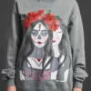 Sudadera Alma Anabel Lee T-S/2XL Con Dibujo