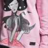 Sudadera Truco Anabel Lee T-S/2XL Con Dibujo