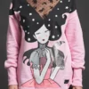 Sudadera Truco Anabel Lee T-S/2XL Con Dibujo