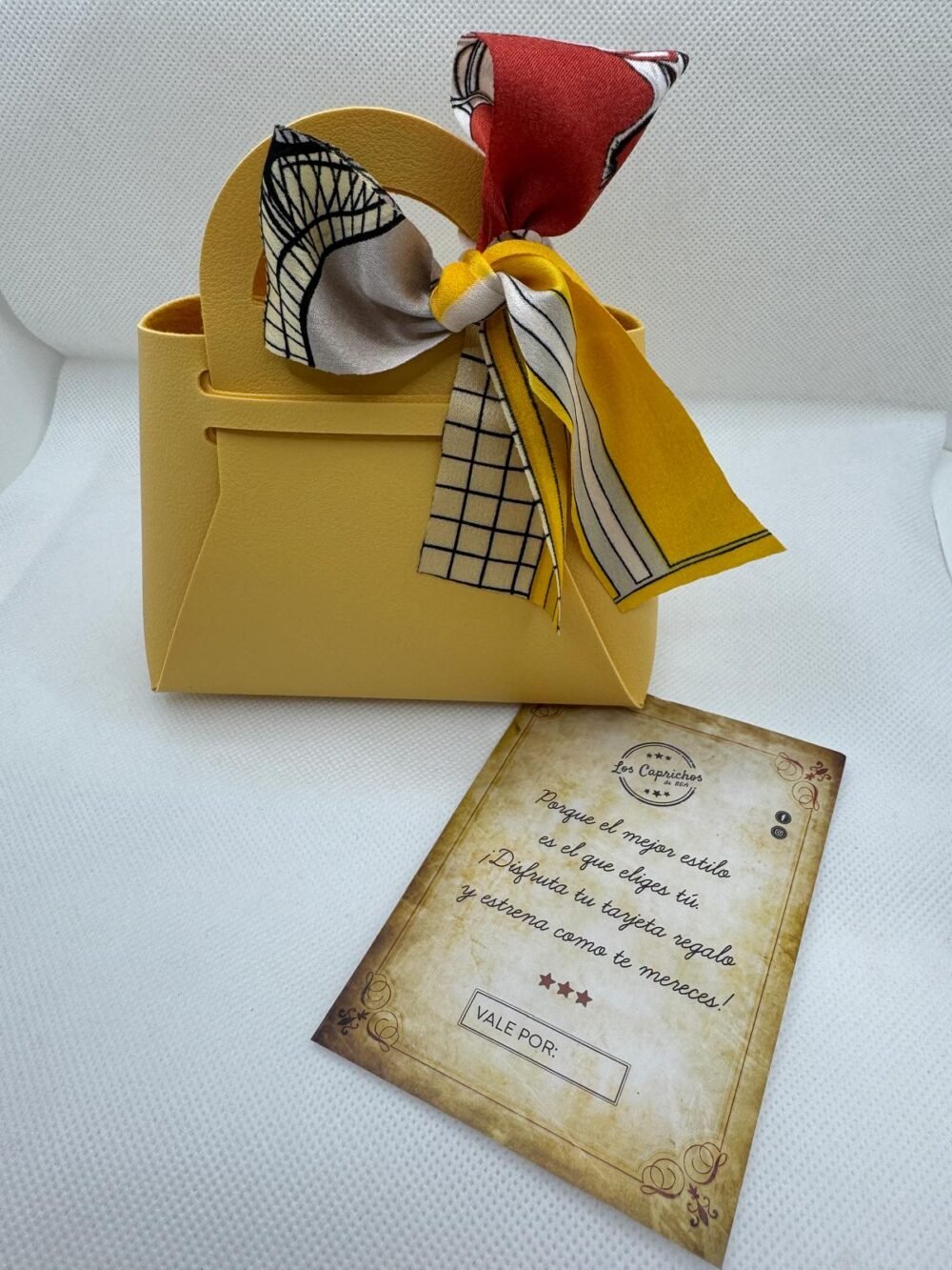 Tarjeta Regalo amarillo