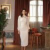 Vestido Eleanor T-S/XL Combinao Con Gasa