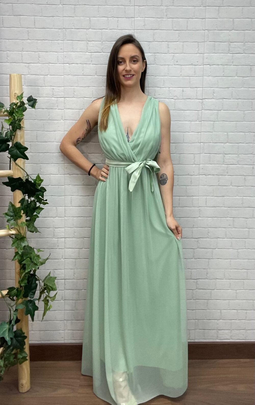 Vestido Neus T36/42 Con Forro