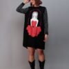 Vestido Que Bonito Kepp & Trendy T-M/3XL Con Dibujo