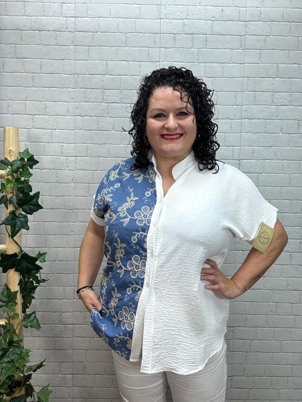 Camisa Murta T-46/52 Con Tela Vaquera